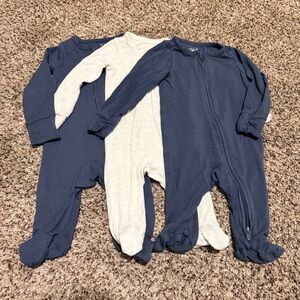 Carter's Navy baby One Pieces Footies - 2 navy